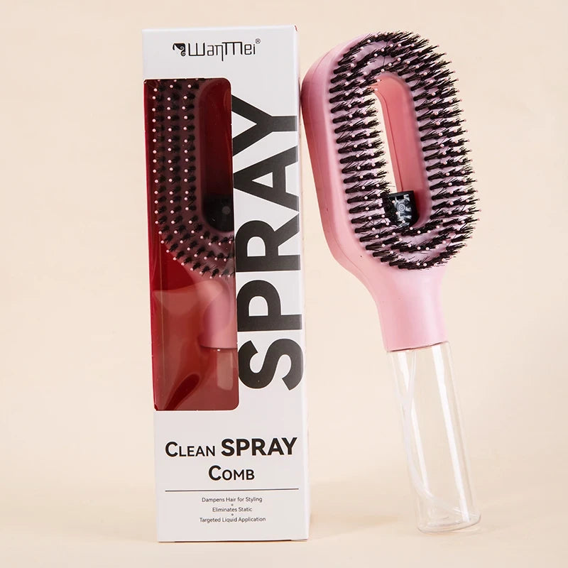 Spray Bottle Hair Brush