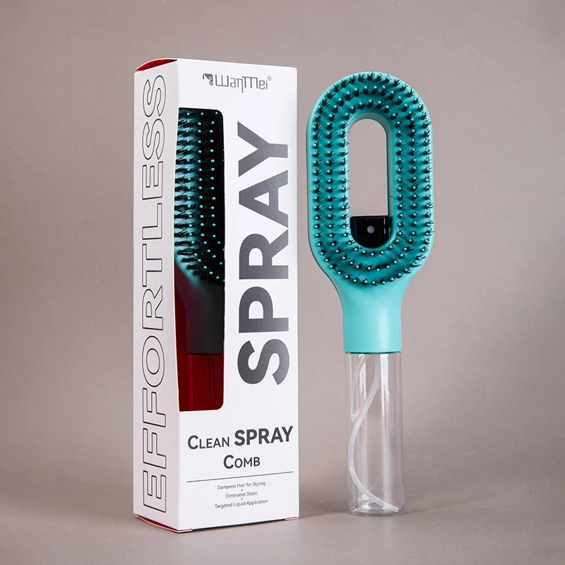 Spray Bottle Hair Brush