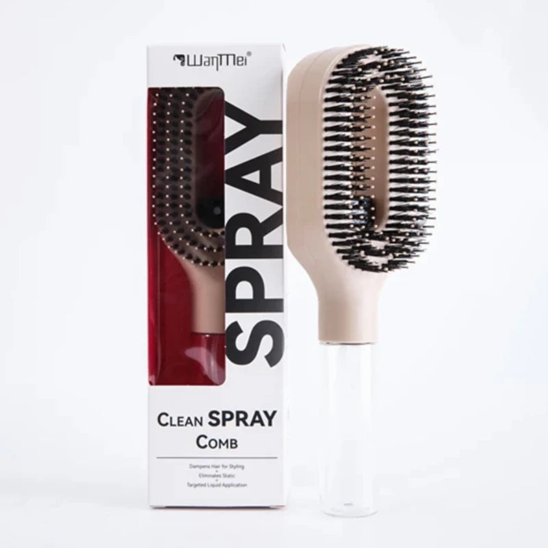 Spray Bottle Hair Brush