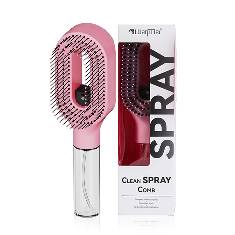 Spray Bottle Hair Brush