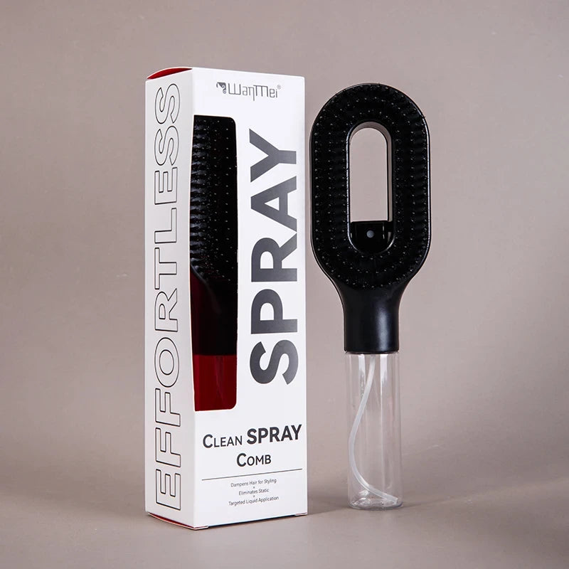 Spray Bottle Hair Brush