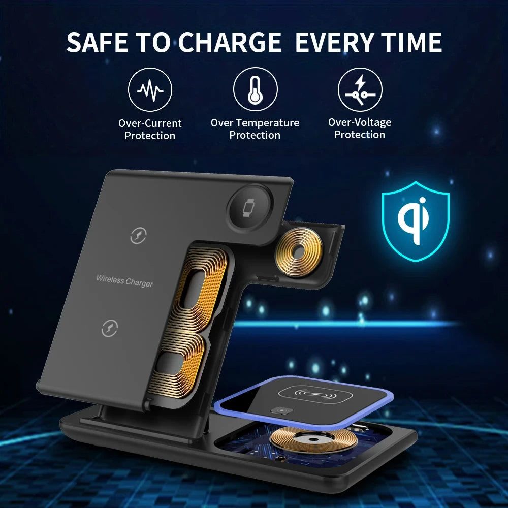 Foldable Wireless Charging Station