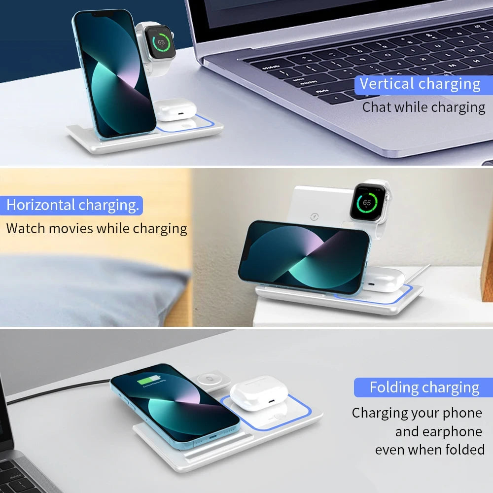 Foldable Wireless Charging Station