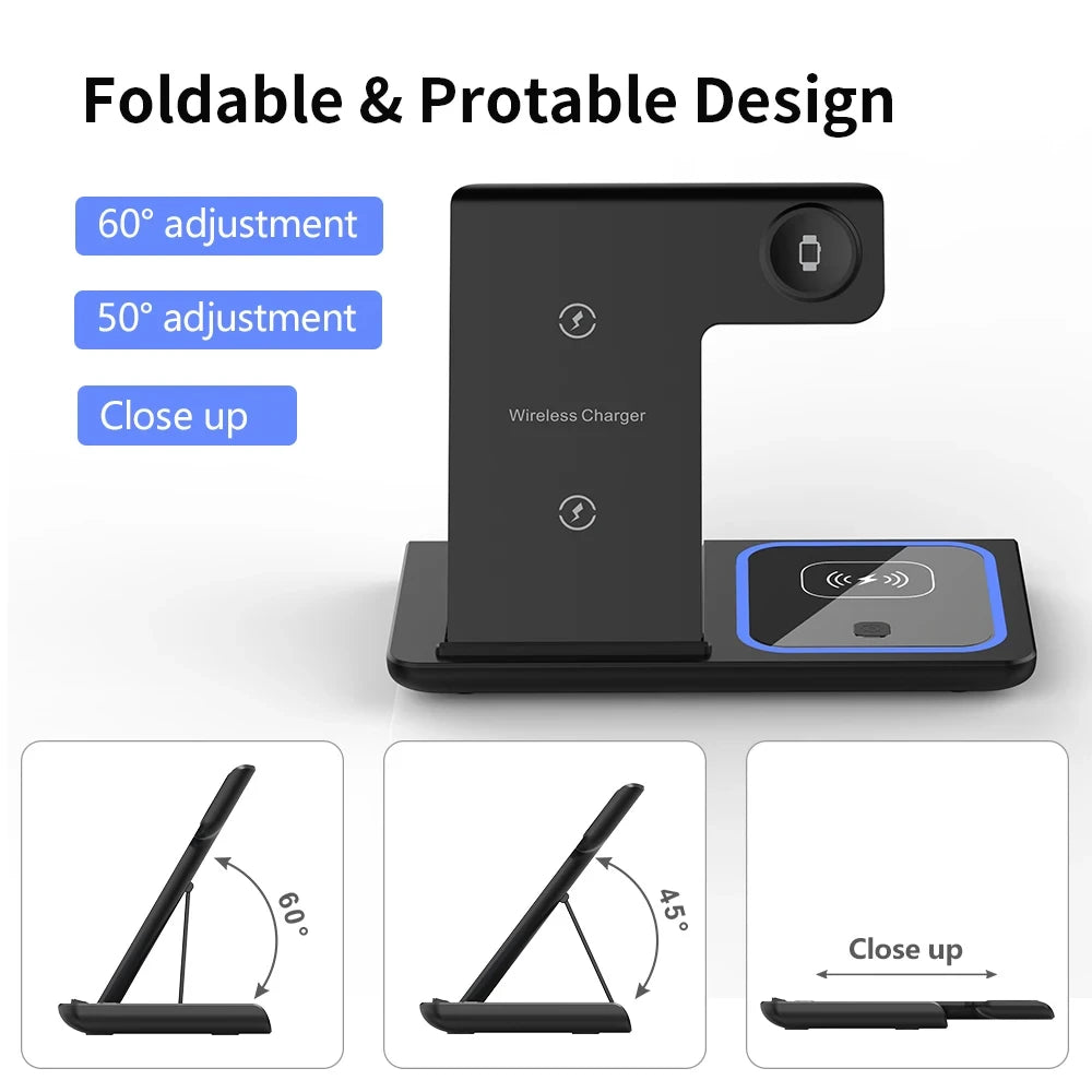 Foldable Wireless Charging Station